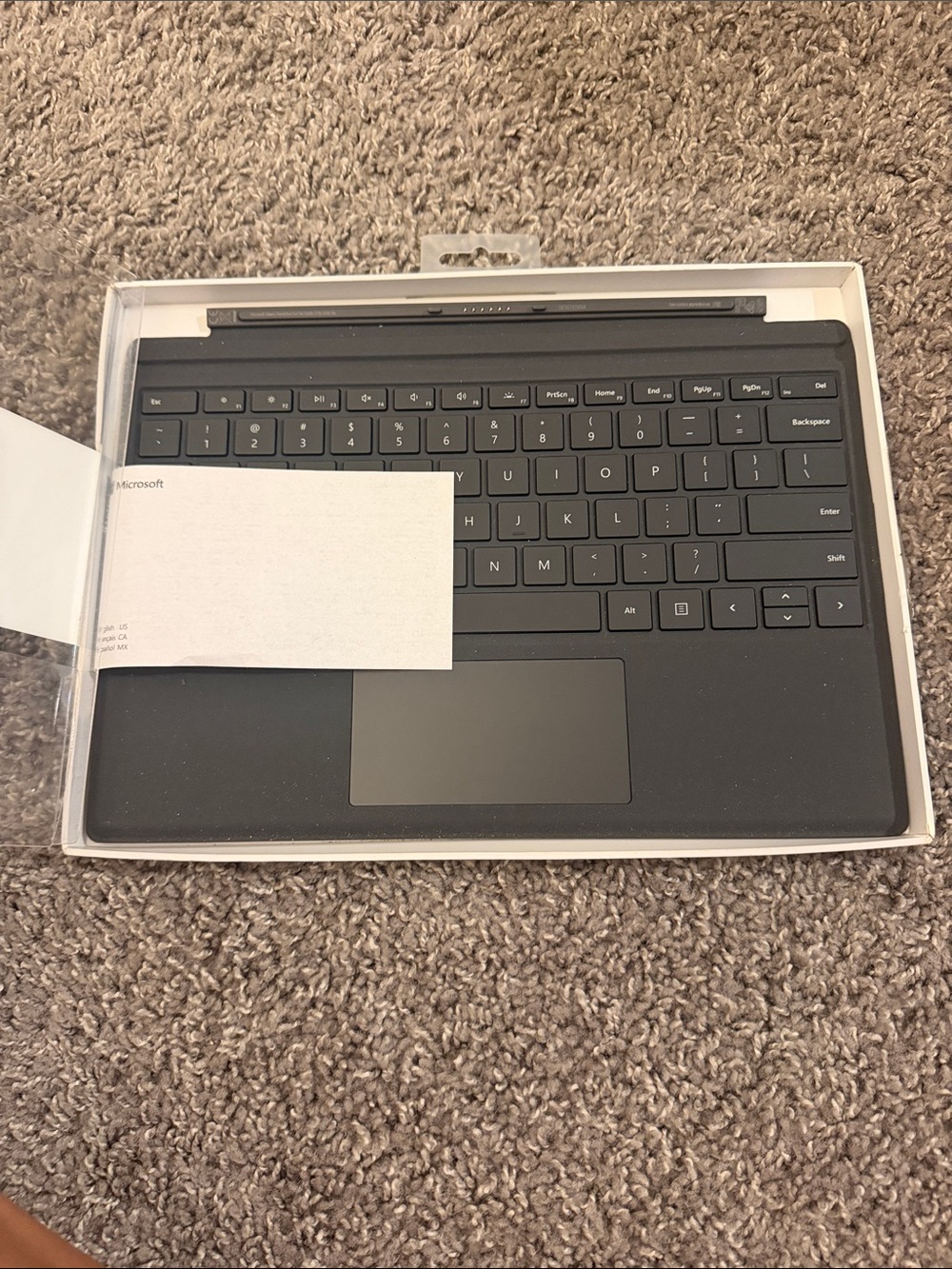 Microsoft Black Surface Pro Type Cover Keyboard Replacement
